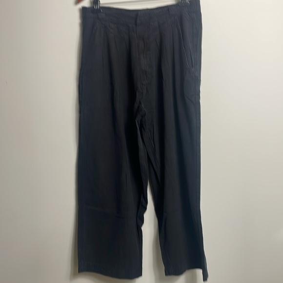 New Free People Lotta Love Black Pants Size 10 - Picture 4 of 11